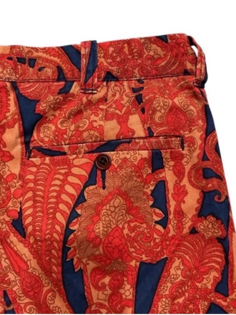 J Crew Stanton Men's Patterned  Paisley Shorts 31